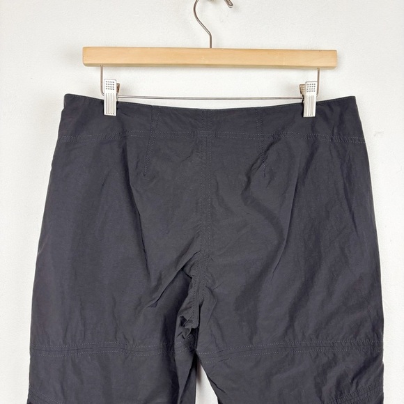 NWT Silence + Noise Hayley Black Nylon Cropped Kick-Flare Pant Sz 8 - Picture 6 of 12